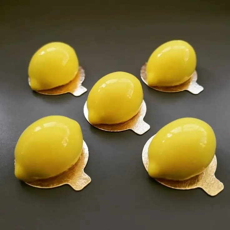 Lemon Chocolate Shell Entremets