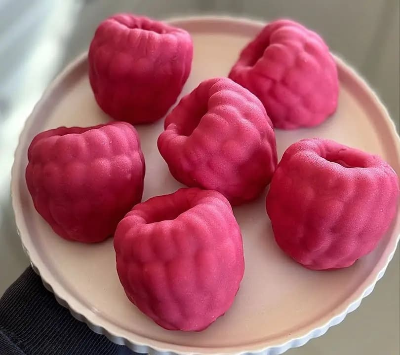 Raspberry Fruit Chocolate Shell Entremets